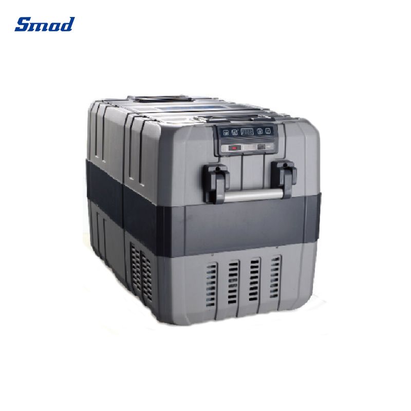 
Smad 58L Portable AC/DC Compressor Car Fridge with Built-in basket