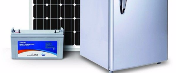 Smad 198L DC Compressor Solar Powered Fridge connects with Solar power