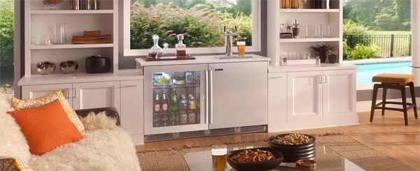 Smad 5.7/4.9 Cu. Ft. Home Kegerator Fridge with Digital Temperature Control