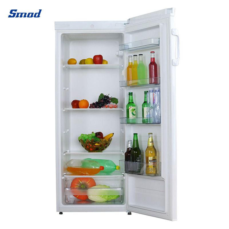 Smad 236L Single Door Auto-defrost Tall Larder Fridge with Internal Light 