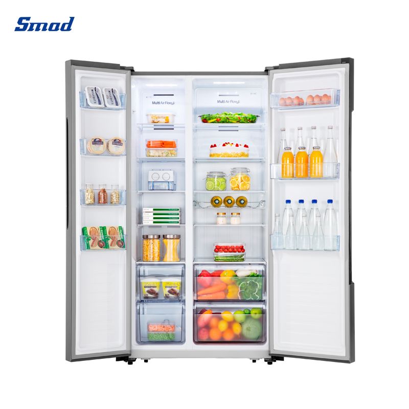 
Smad 521L Stainless Steel American Fridge Freezers with Inverter Compressor