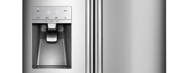 
Smad 701L Stainless Steel French Fridge Freezer with Ice and Water Dispenser