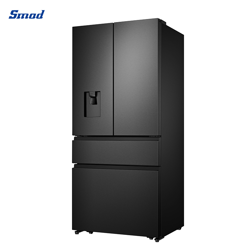 
Smad 14.8 Cu. Ft. Black 4 Door French Door Refrigerator with Electrical Control