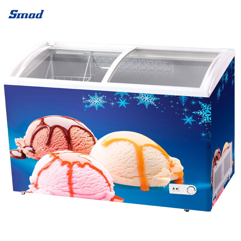 
Smad  Ice Cream Display Freezer with Environmentally friendly refrigerant gas