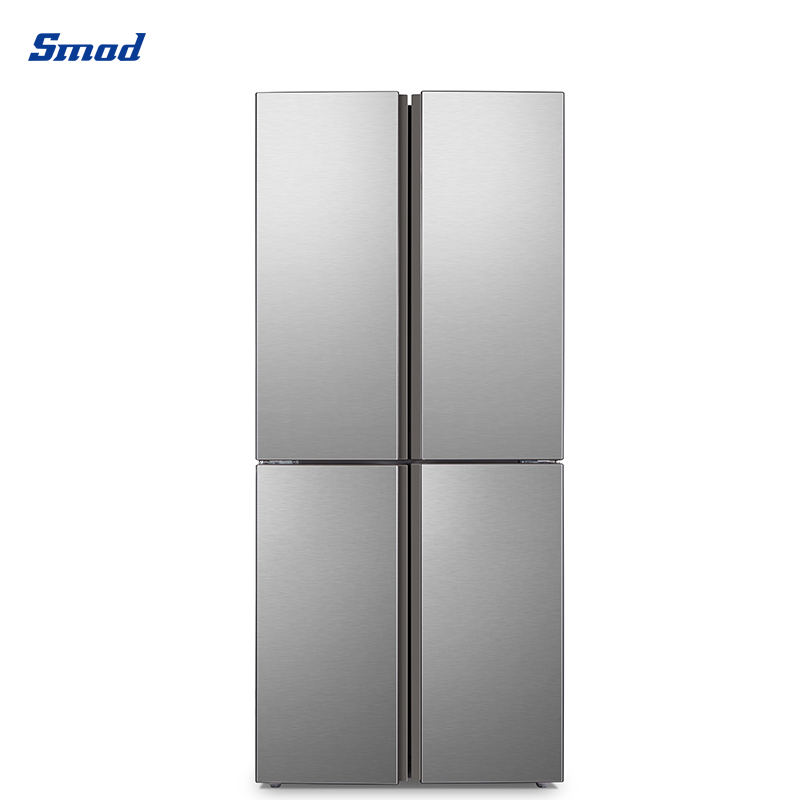 
Smad 13.9 Cu. Ft. side by side 4 door refrigerator with Computer control