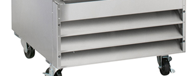 Smad 650L Single Door Stainless Steel Reach-In Freezer with bottom mounted design