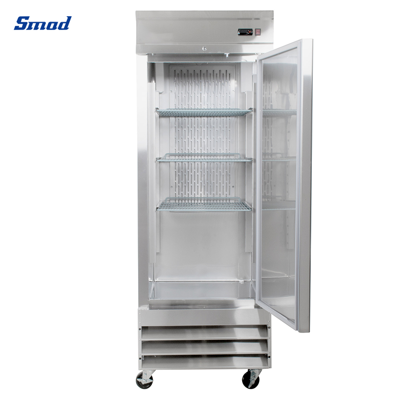 
Smad 650L Single Door Stainless Steel Reach-In Freezer with Self-closing Door   
