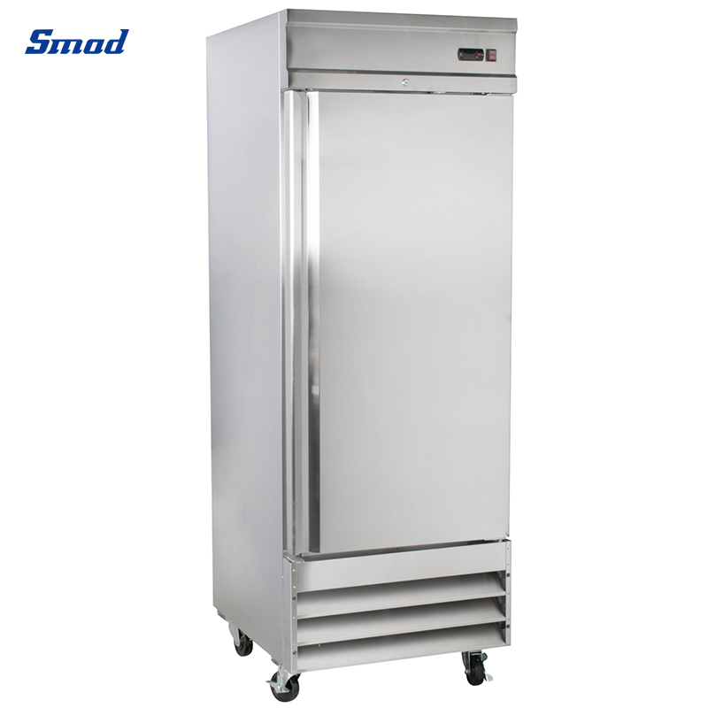 
Smad 650L Single Door Stainless Steel Reach-In Freezer with 3 Shelves