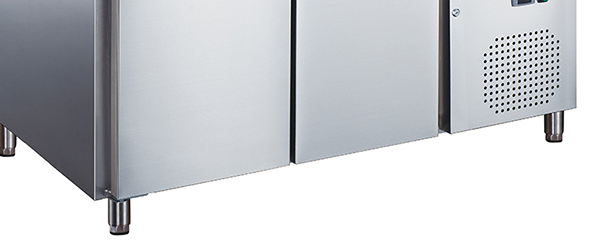 
Smad 214L 2 Door Stainless Steel Undercounter Fridge with Frost free with heating