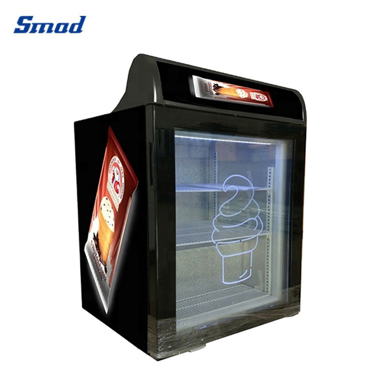 
Smad 55L Small Countertop Ice Cream Display Freezer with CE,ROHS, ETL, CETL, SAA Certificate