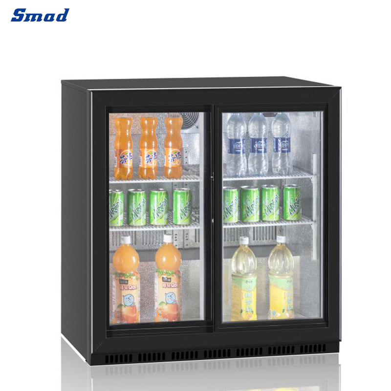 Smad 185L 2/3 Door Back Bar Cooler with Electronic temperature control