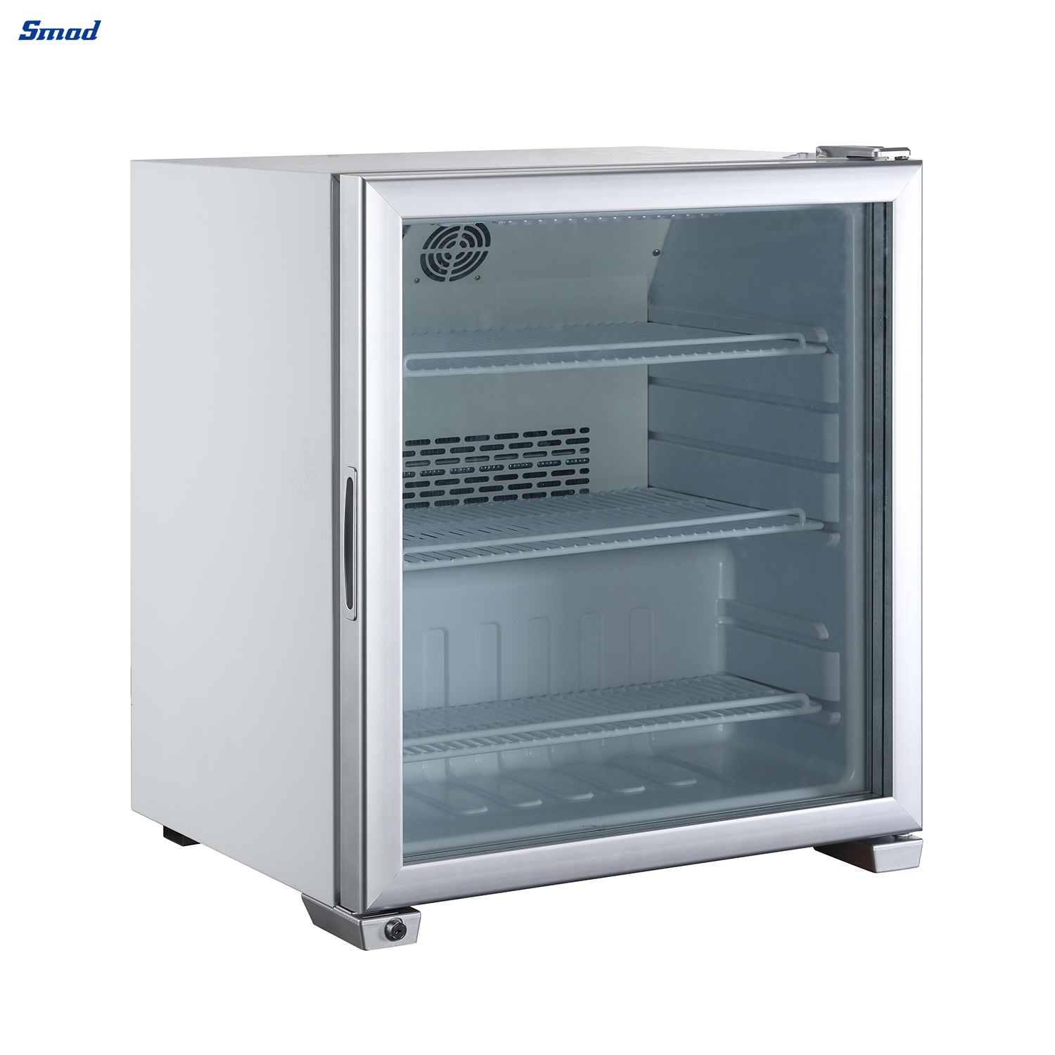 
Smad 49L Single Glass Door Countertop Ice Cream Display Freezer with Ventilated Cooling System