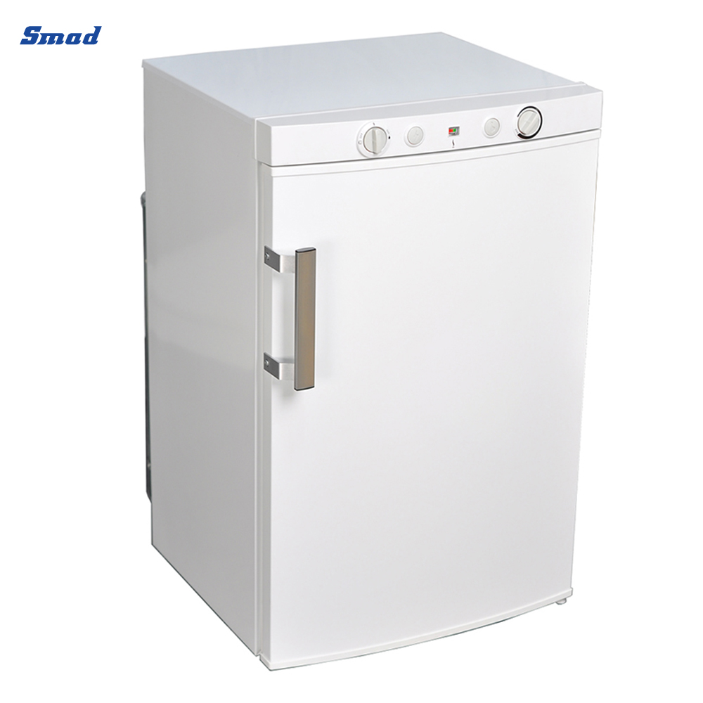  
Smad 100L Single Door Electric/Gas Powered Camper Fridge with Top-mounted control