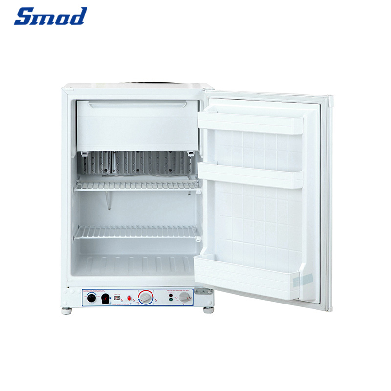 
Smad 100L White Gas/12V/Propane Fridge with reversible door