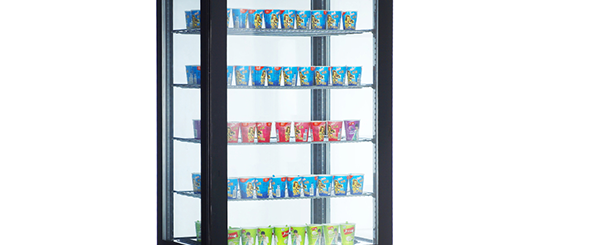 Smad Glass Door Countertop Display Freezer with Brilliant  LED illumination