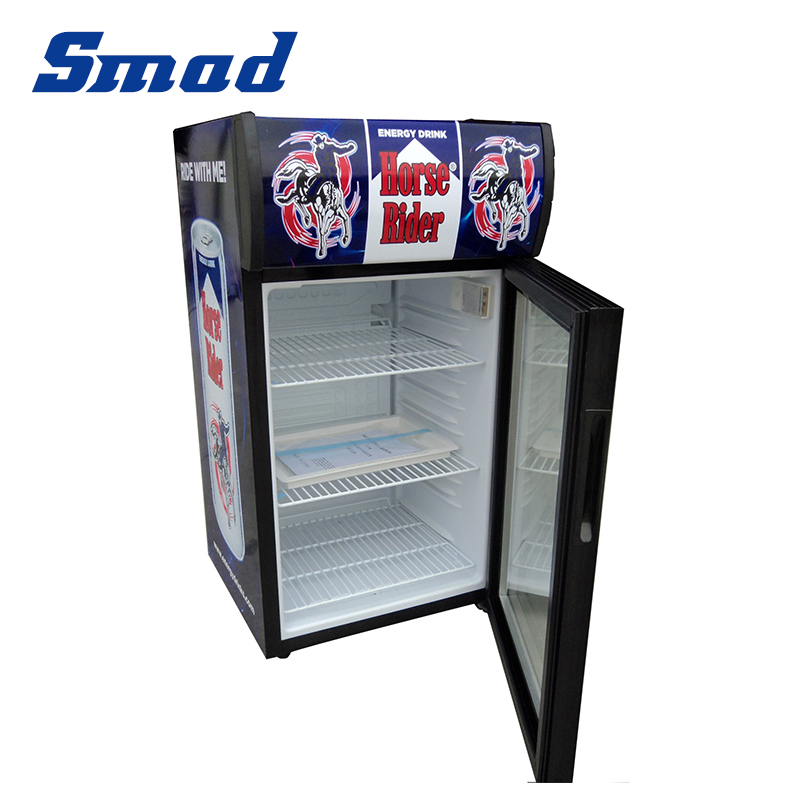 
Smad Glass Front Mini Drink Fridge with Top light box