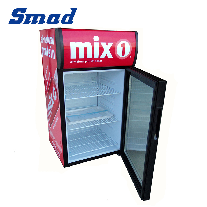 
Smad Glass Front Mini Drink Fridge with Inner LED Light
