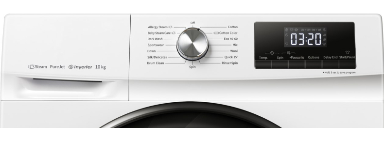 Smad 8Kg Front Load Washing Machine with Big LED display