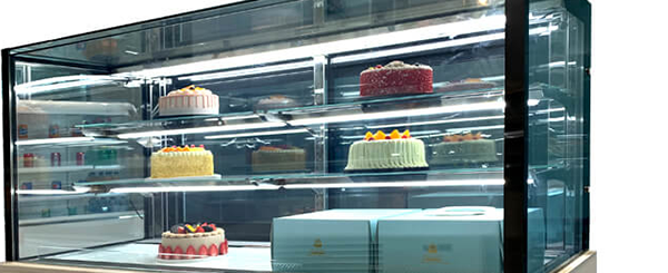 Smad Cake Display Cabinet Case with LED illumination