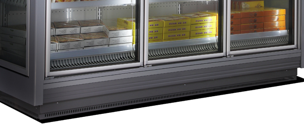 Smad 2040L Remote Glass Door Multideck Display Freezer with led display