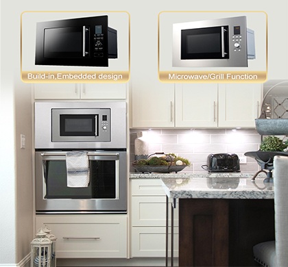 The Benefits of a Built-In Microwave Oven