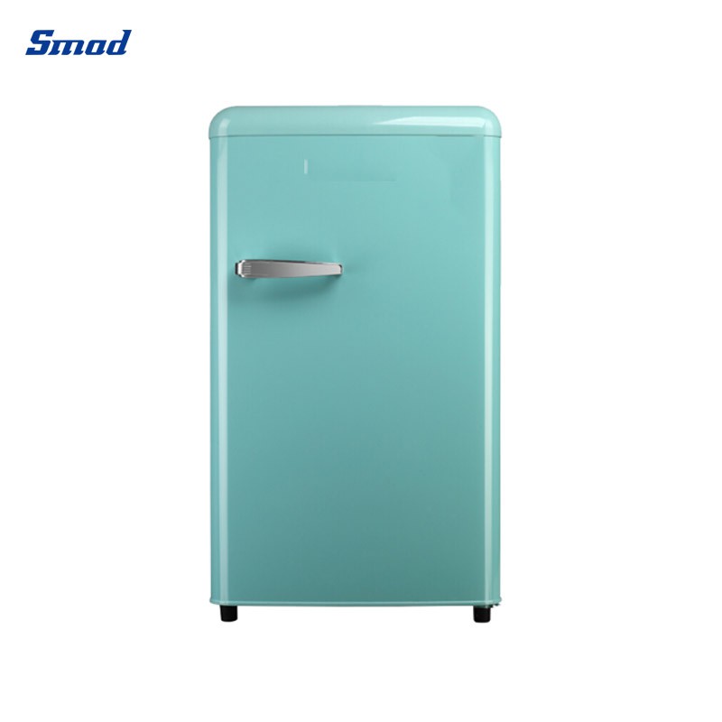 
Smad 95L/125L White Retro Under Counter Fridge Freezer with Chroming metal handle