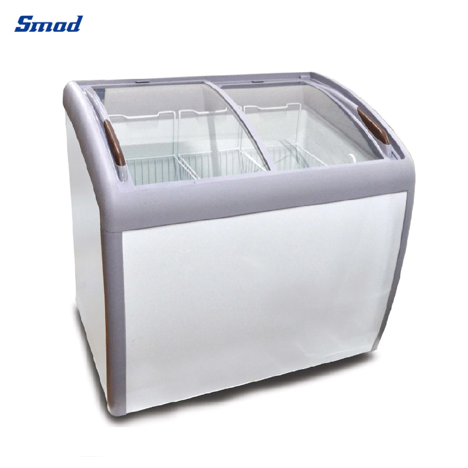 
Smad Glass Top Ice Cream Deep Freezer with Environmentally friendly refrigerant