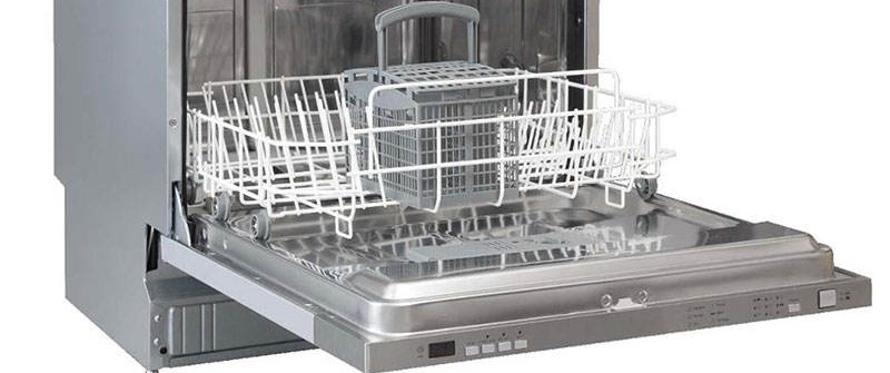 
Smad 24 Inch Stainless Steel Auto Open Freestanding Dishwasher with Removable Basket