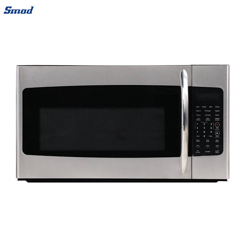 
Smad 30 Inch White / Black Stainless Steel Over the Range Microwave with 