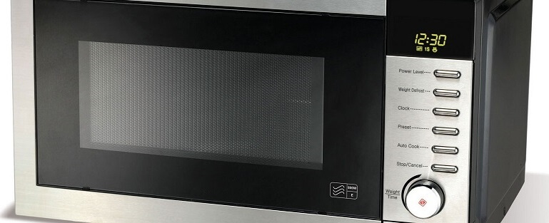 Smad 20L 700W Stainless Steel Built In Microwave Oven with Knob and buttons control & digital display