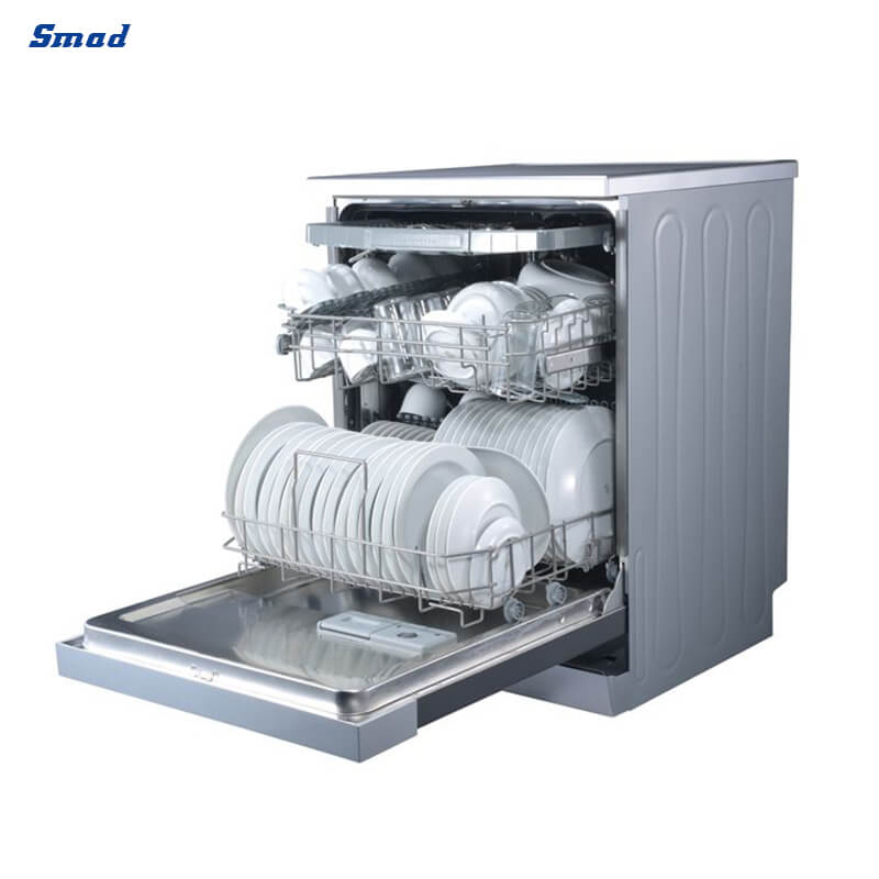 
Smad 15 Sets Automatic Freestanding Dishwasher with 6 Washing Programs