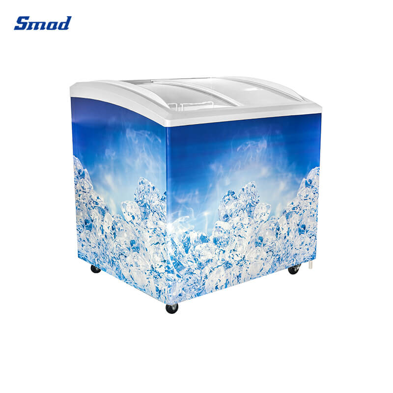 
Smad Gelato Display Freezer with steel liner