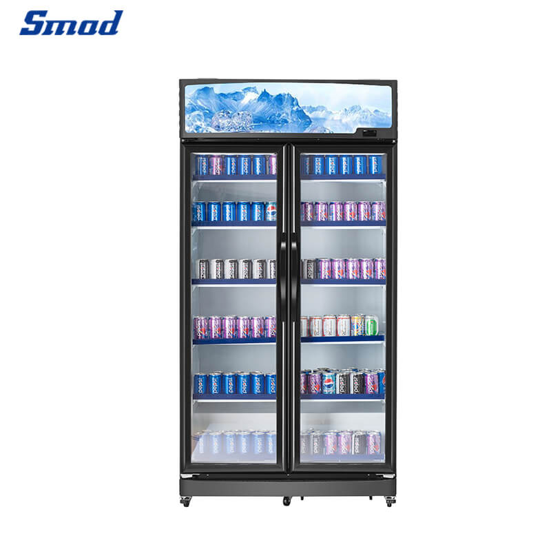 
Smad Glass Door Drink Merchandiser Coolers with double-pane glass door