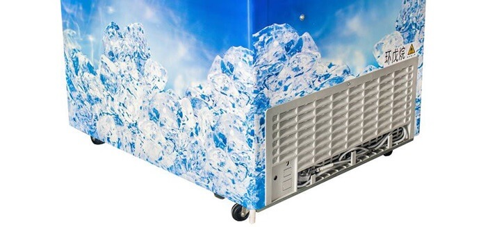 
Smad Gelato Display Freezer with 1 unit top frame sealed design