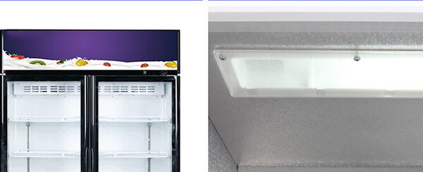 
Smad Drink Display Refrigerator with led light inside design