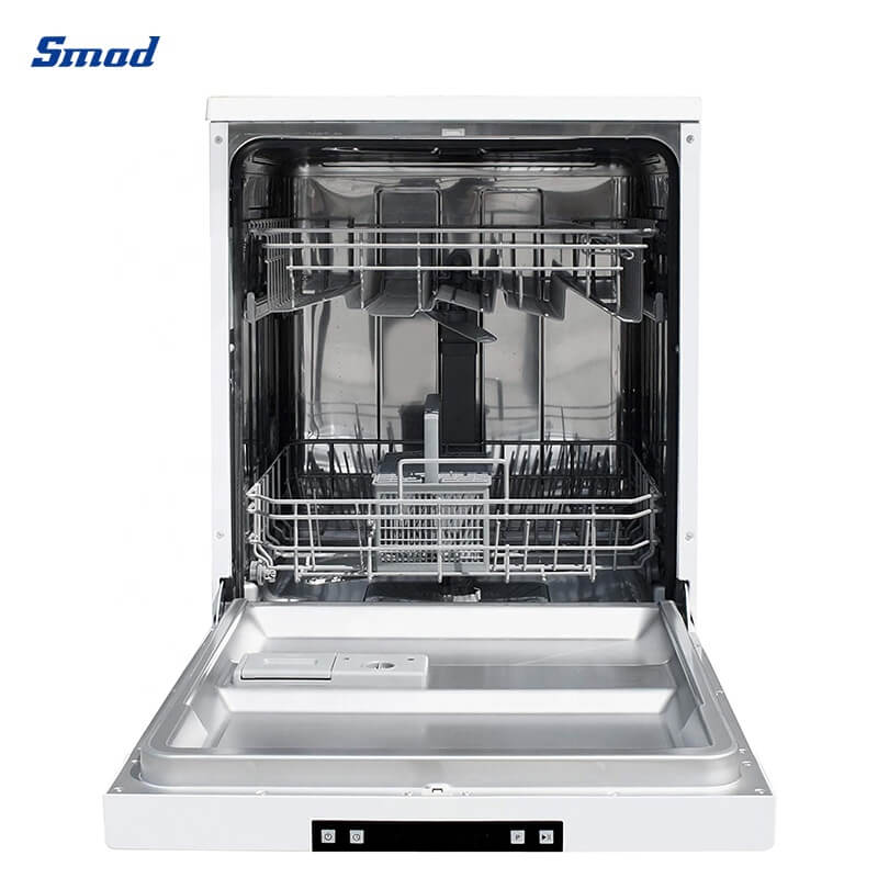 
Smad 24 Inch Portable Freestanding Dishwasher with Big LED Light Display