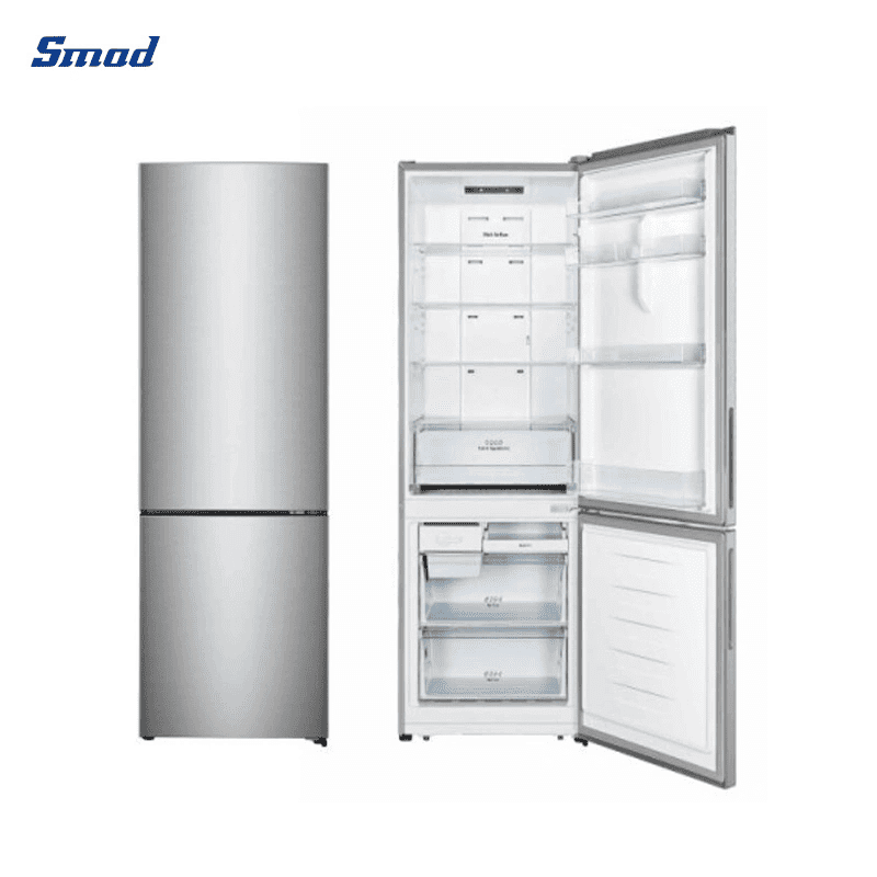 
Smad 334L Frost Free Bottom Freezer Fridge Freezer with 90° opening without overhang
