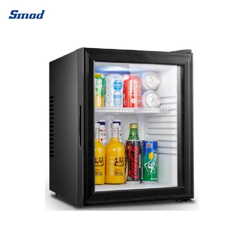 
Smad 32L Glass Door Mini Drink Fridge with Adjustable thermostat