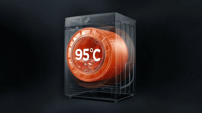 
Smad 9Kg/10Kg Front Load Washing Machine with High-temperature wash (95°C)