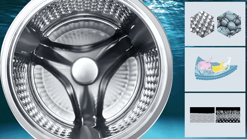 
Smad 9Kg/10Kg Front Load Washing Machine with Honeycomb Drum