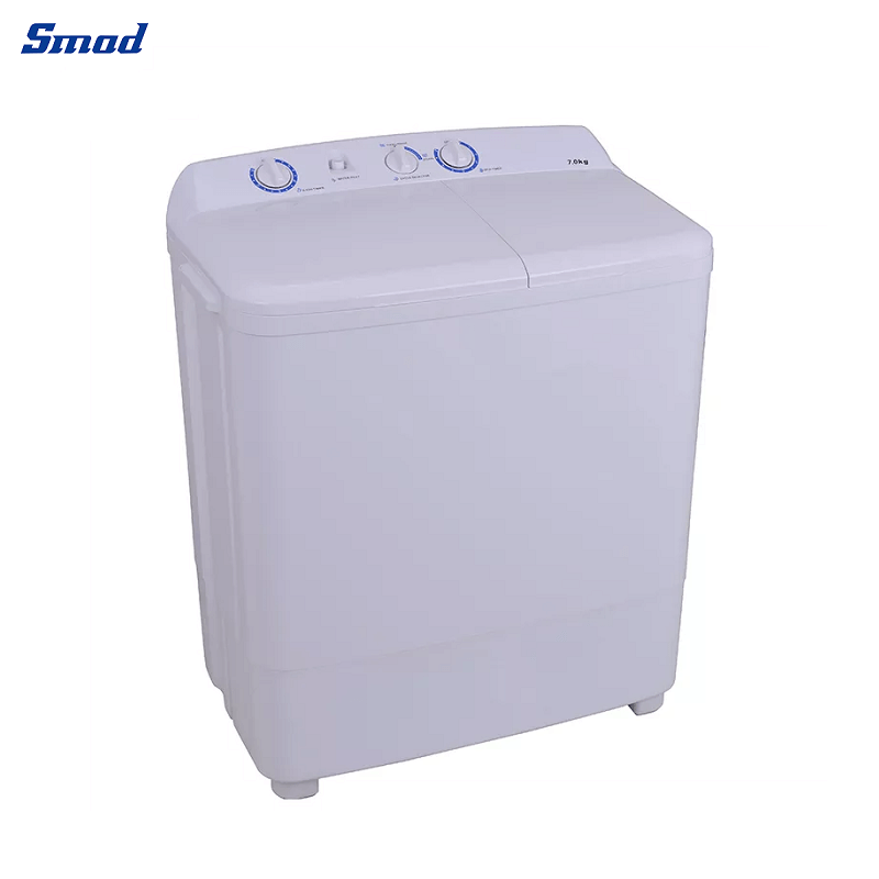 
Smad 5Kg Automatic Twin Tub Washing Machine with One-layer Body Cabinet