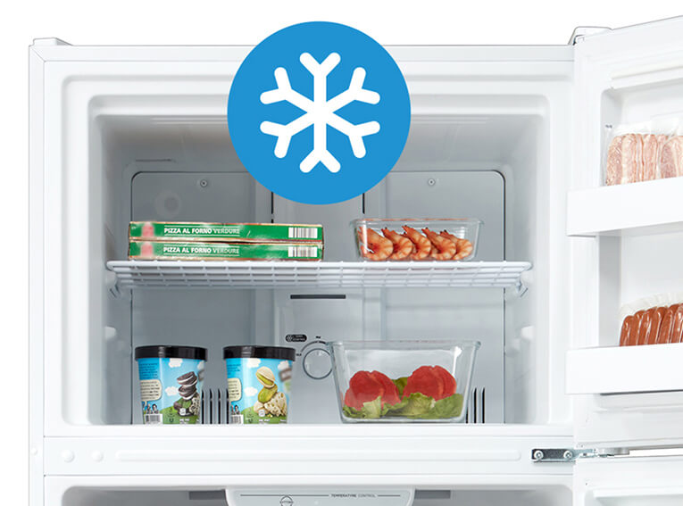 
Smad Frost Free Fridge with Top Mount Freezer