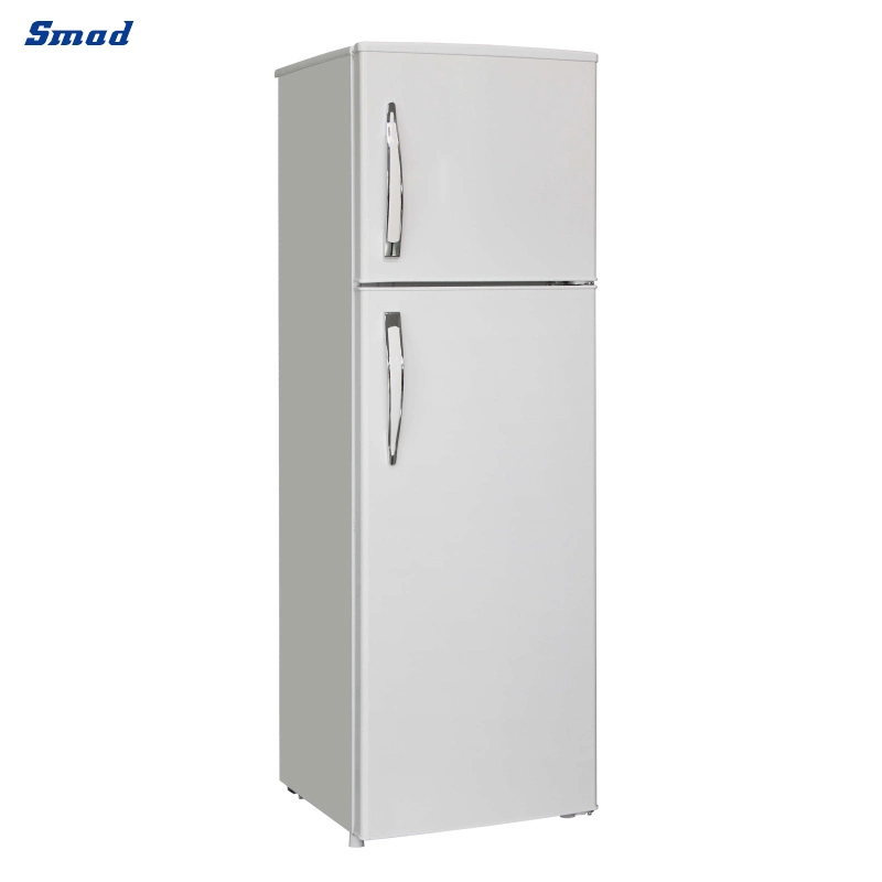 
Smad 9.9 / 4.9 Cu. Ft. Stainless Steel Top Freezer Refrigerator with Stylish interior light