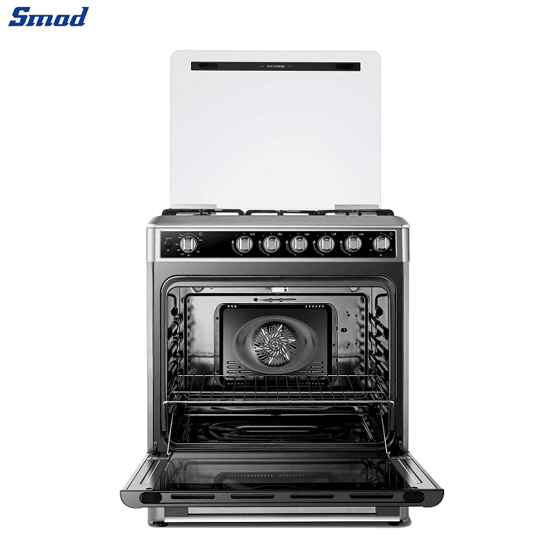 
Smad 30 Inch Freestanding Convection Oven with Direct-heat Curve & Wave