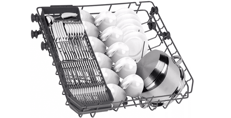 
Smad 8 Sets Portable Countertop Dishwasher with Removable Basket
