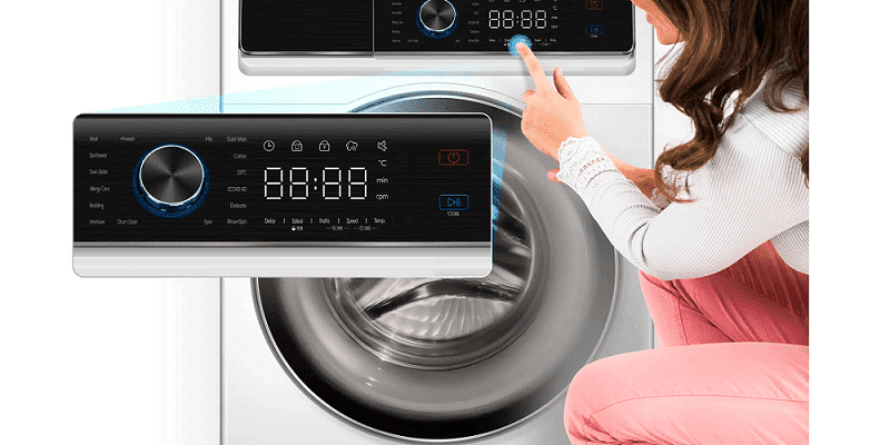 
Smad 8/10Kg Washer Dryer Combo with Touch Control Display