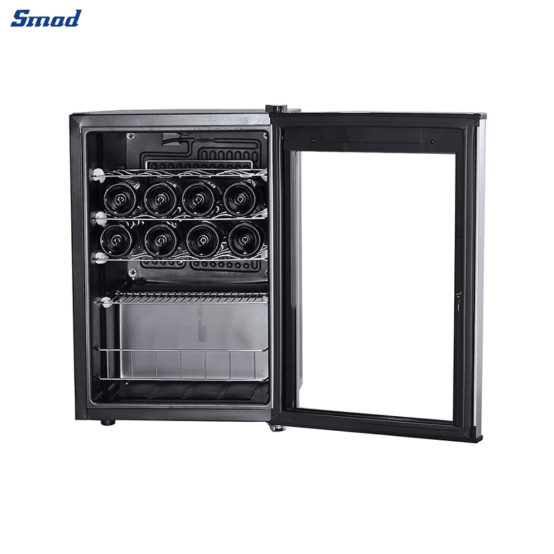 
Smad Small Wine Fridge Cooler with Inner LED lighting 