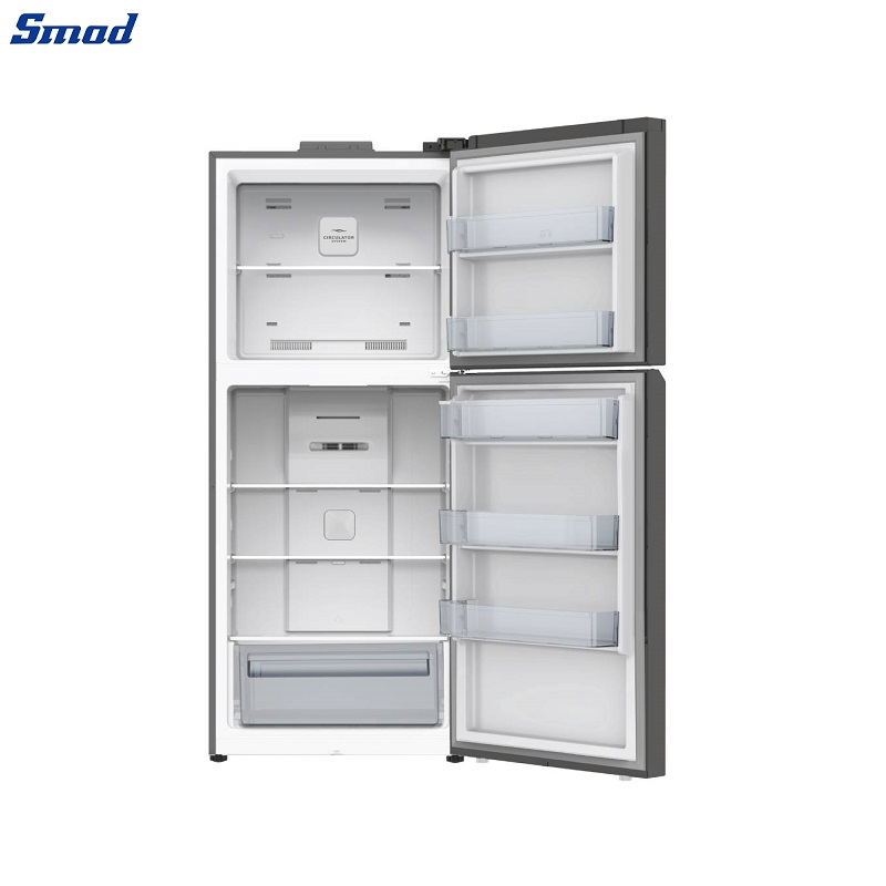 
Smad 420L Frost Free Top Mount Double Door Fridge with Holiday Mode