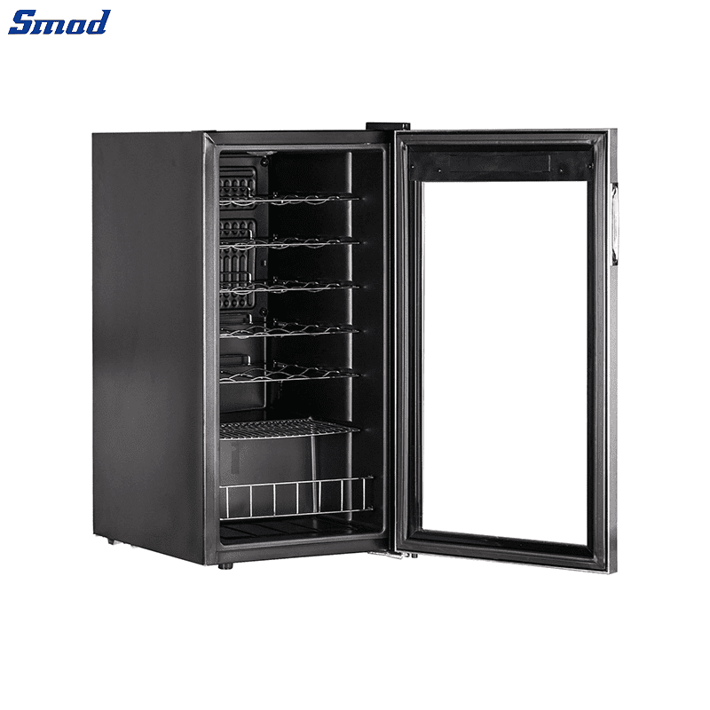 
Smad Freestanding Stainless Steel Wine Cooler with No frost cooling system