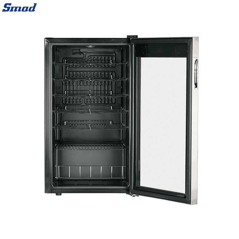 
Smad Freestanding Stainless Steel Wine Cooler with Single Zone